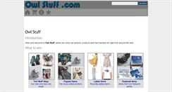 Desktop Screenshot of owlstuff.com